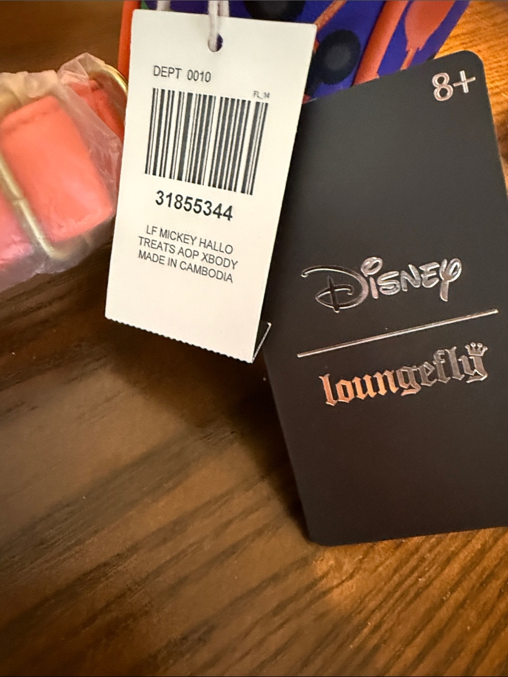 Loungefly Disney Mickey Mouse Halloween Treats Crossbody Bag - Picture 7 of 7